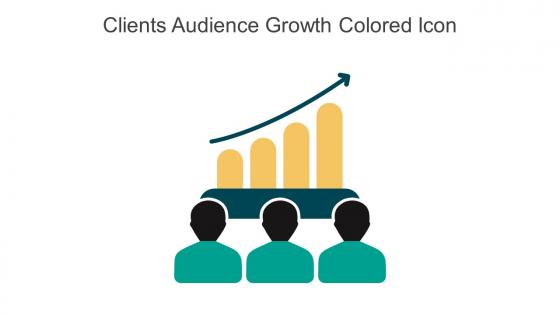 Clients Audience Growth Colored Icon In Powerpoint Pptx Png And Editable Eps Format