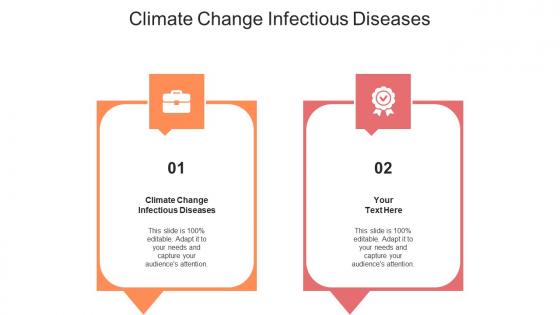 Climate change infectious diseases ppt powerpoint presentation styles template cpb
