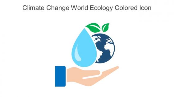 Climate Change World Ecology Colored Icon In Powerpoint Pptx Png And Editable Eps Format