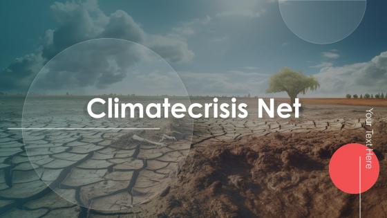 Climatecrisis Net Powerpoint Presentation And Google Slides ICP