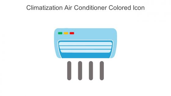 Climatization Air Conditioner Colored Icon In Powerpoint Pptx Png And Editable Eps Format
