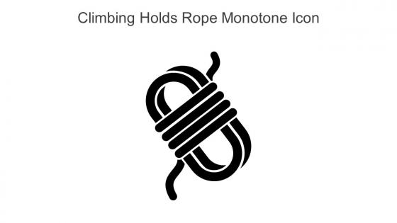 Climbing Holds Rope Monotone Icon In Powerpoint Pptx Png And Editable Eps Format