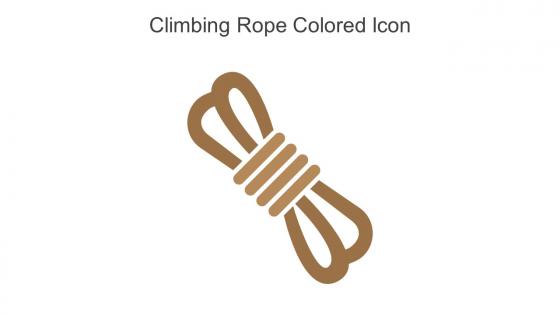 Climbing Rope Colored Icon In Powerpoint Pptx Png And Editable Eps Format