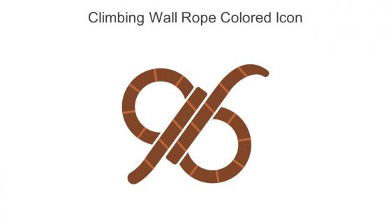 Climbing Wall Rope Colored Icon In Powerpoint Pptx Png And Editable Eps Format