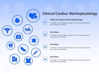Clinical cardiac electrophysiology ppt powerpoint presentation infographics show