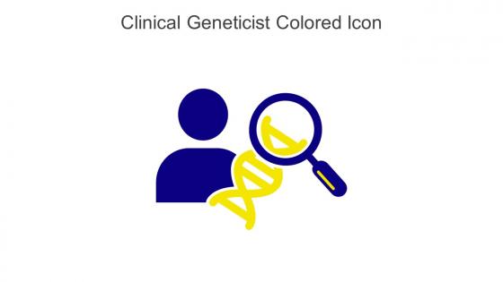 Clinical Geneticist Colored Icon In Powerpoint Pptx Png And Editable Eps Format