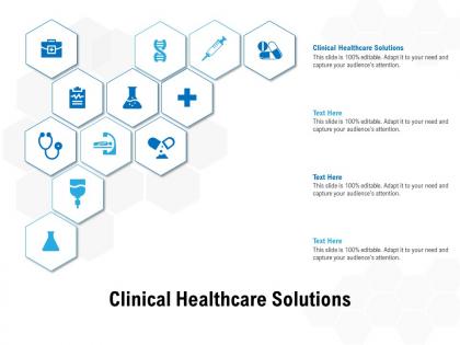 Clinical healthcare solutions ppt powerpoint presentation professional background image
