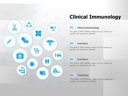 Clinical immunology ppt powerpoint presentation infographic template visual aids