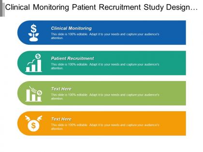 Clinical monitoring patient recruitment study design operational planning cpb