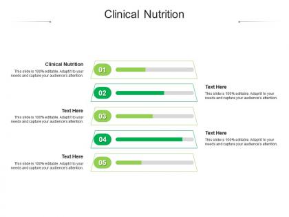 Clinical nutrition ppt powerpoint presentation layouts ideas cpb