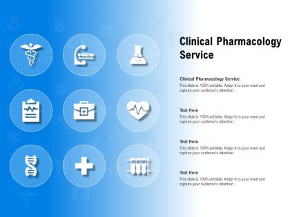 Clinical pharmacology service ppt powerpoint presentation example 2015