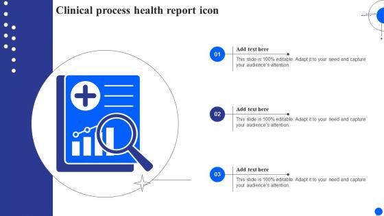 Health Report Icon PowerPoint Presentation and Slides PPT Slide | SlideTeam