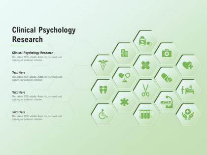 Clinical psychology research ppt powerpoint presentation icon elements