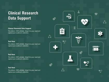 Clinical research data support ppt powerpoint presentation gallery pictures