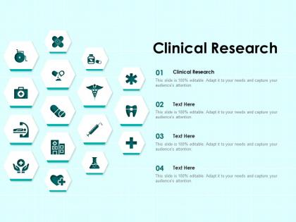 Clinical research ppt powerpoint presentation portfolio influencers