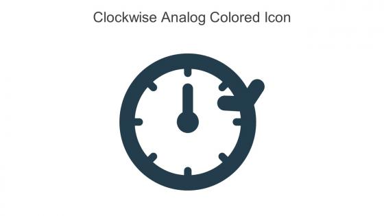Clockwise Analog Colored Icon In Powerpoint Pptx Png And Editable Eps Format