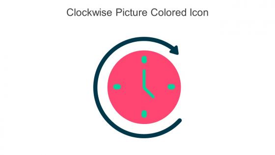 Clockwise Picture Colored Icon In Powerpoint Pptx Png And Editable Eps Format