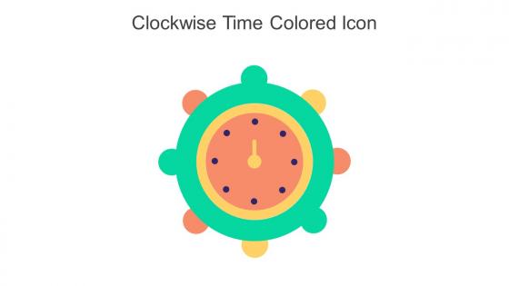 Clockwise Time Colored Icon In Powerpoint Pptx Png And Editable Eps Format