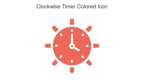 Clockwise Timer Colored Icon In Powerpoint Pptx Png And Editable Eps Format