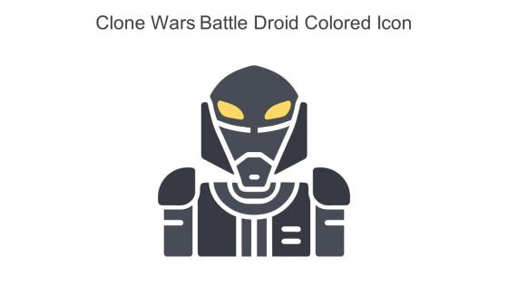 Clone Wars Battle Droid Colored Icon In Powerpoint Pptx Png And Editable Eps Format