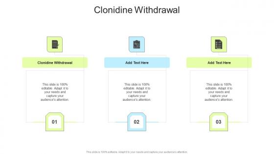 Clonidine Withdrawal In Powerpoint And Google Slides Cpb