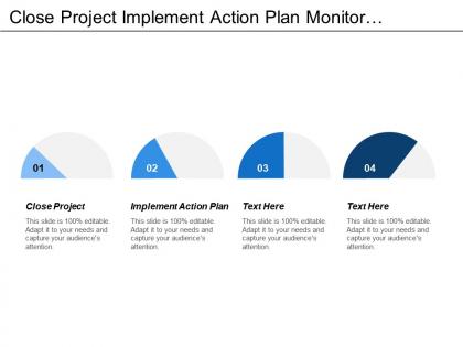 Close project implement action plan monitor performance set objectives