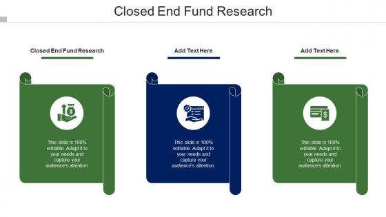 Closed End Fund Research Ppt Powerpoint Presentation File Information Cpb
