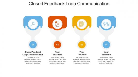Closed feedback loop communication ppt powerpoint presentation inspiration cpb