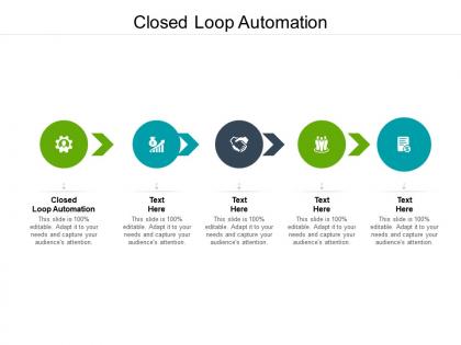 Closed loop automation ppt powerpoint presentation visual aids outline cpb
