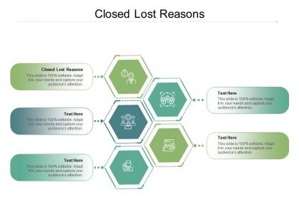 Closed lost reasons ppt powerpoint presentation icon graphic images cpb