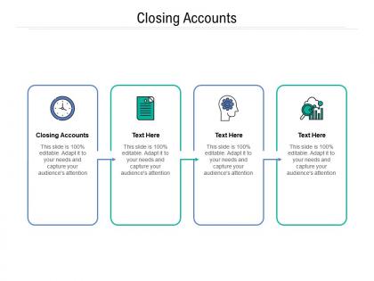 Closing accounts ppt powerpoint presentation show designs download cpb