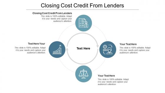 Closing cost credit from lenders ppt powerpoint presentation ideas backgrounds cpb