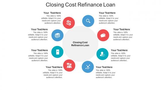 Closing cost refinance loan ppt powerpoint presentation file design ideas cpb