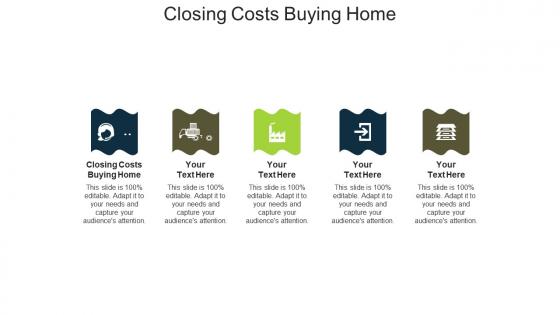 Closing costs buying home ppt powerpoint presentation infographic template cpb