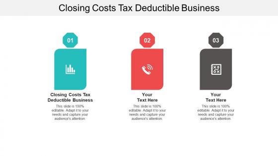 Closing costs tax deductible business ppt powerpoint presentation show picture cpb
