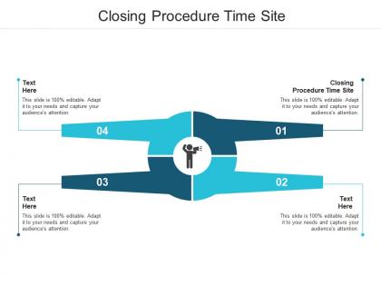 Closing procedure time site ppt powerpoint presentation infographics outfit cpb