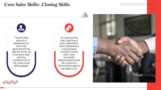 Closing Skills As A Core Sales Skill Training Ppt