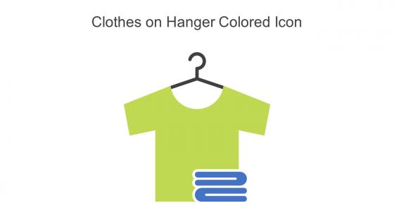 Clothes On Hanger Colored Icon In Powerpoint Pptx Png And Editable Eps Format