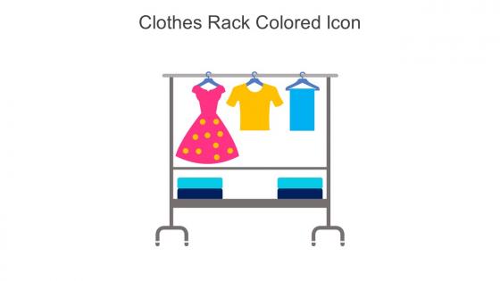 Clothes Rack Colored Icon In Powerpoint Pptx Png And Editable Eps Format