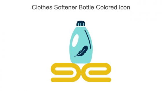 Clothes Softener Bottle Colored Icon In Powerpoint Pptx Png And Editable Eps Format