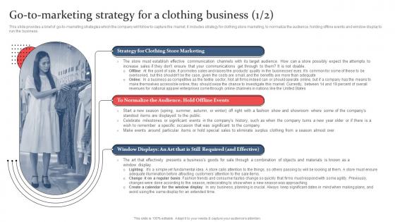 Clothing And Fashion Industry Go To Marketing Strategy For A Clothing Business BP SS