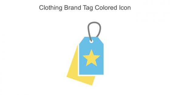 Clothing Brand Tag Colored Icon In Powerpoint Pptx Png And Editable Eps Format