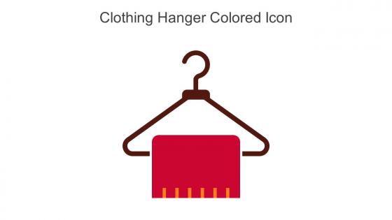 Clothing Hanger Colored Icon In Powerpoint Pptx Png And Editable Eps Format