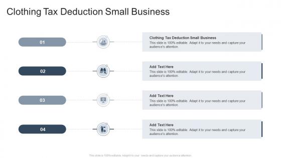 Clothing Tax Deduction Small Business In Powerpoint And Google Slides Cpb