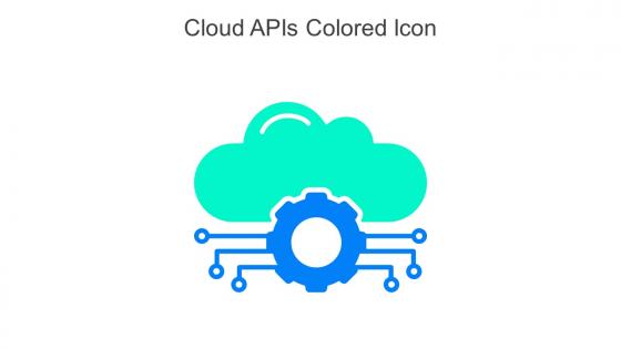 Cloud Apis Colored Icon In Powerpoint Pptx Png And Editable Eps Format
