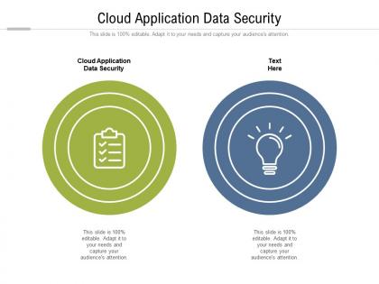 Cloud application data security ppt powerpoint presentation file visual aids cpb