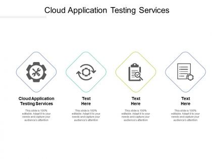 Cloud application testing services ppt powerpoint presentation summary infographic template cpb