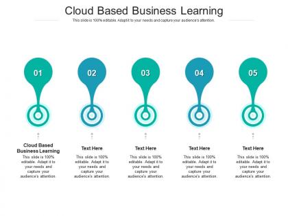 Cloud based business learning ppt powerpoint presentation outline shapes cpb