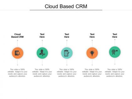 Cloud based crm ppt powerpoint presentation show objects cpb