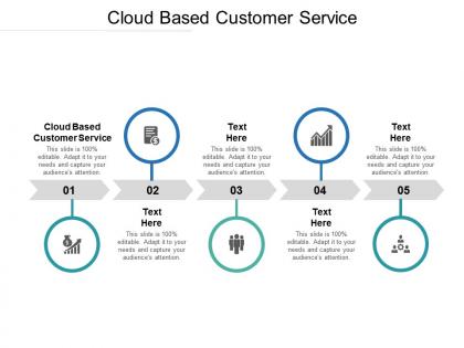 Cloud based customer service ppt powerpoint presentation background cpb